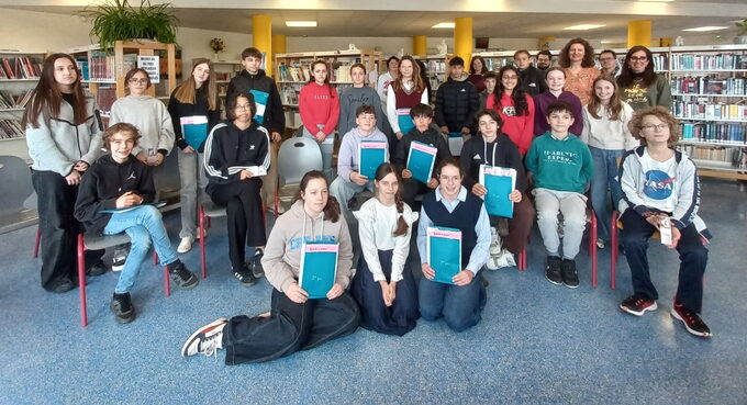 Les lauréats du concours d'écriture de poèmes